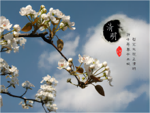 梨花風(fēng)起正清明，游子尋春半出城